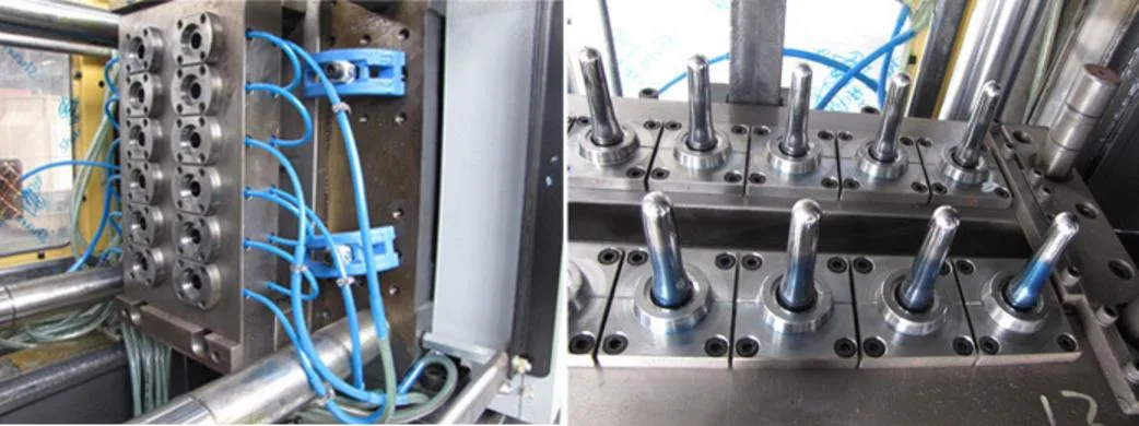 8cavity Pet Oil Preform Mould with Hot Runner Valve Gate